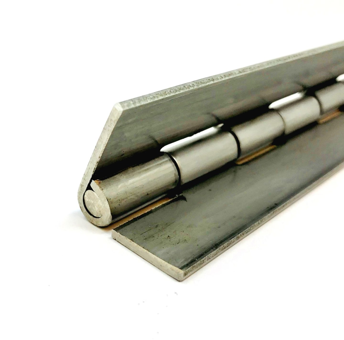 84" Long 0.063" Thick 304 Stainless Steel Continuous Hinge 3/16" Pin 1-1/2" 