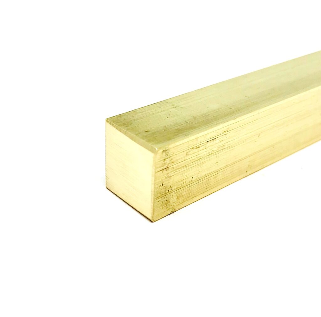 1.25" C360 Brass Square Bar F.C. Half Hard Alcobra Metals